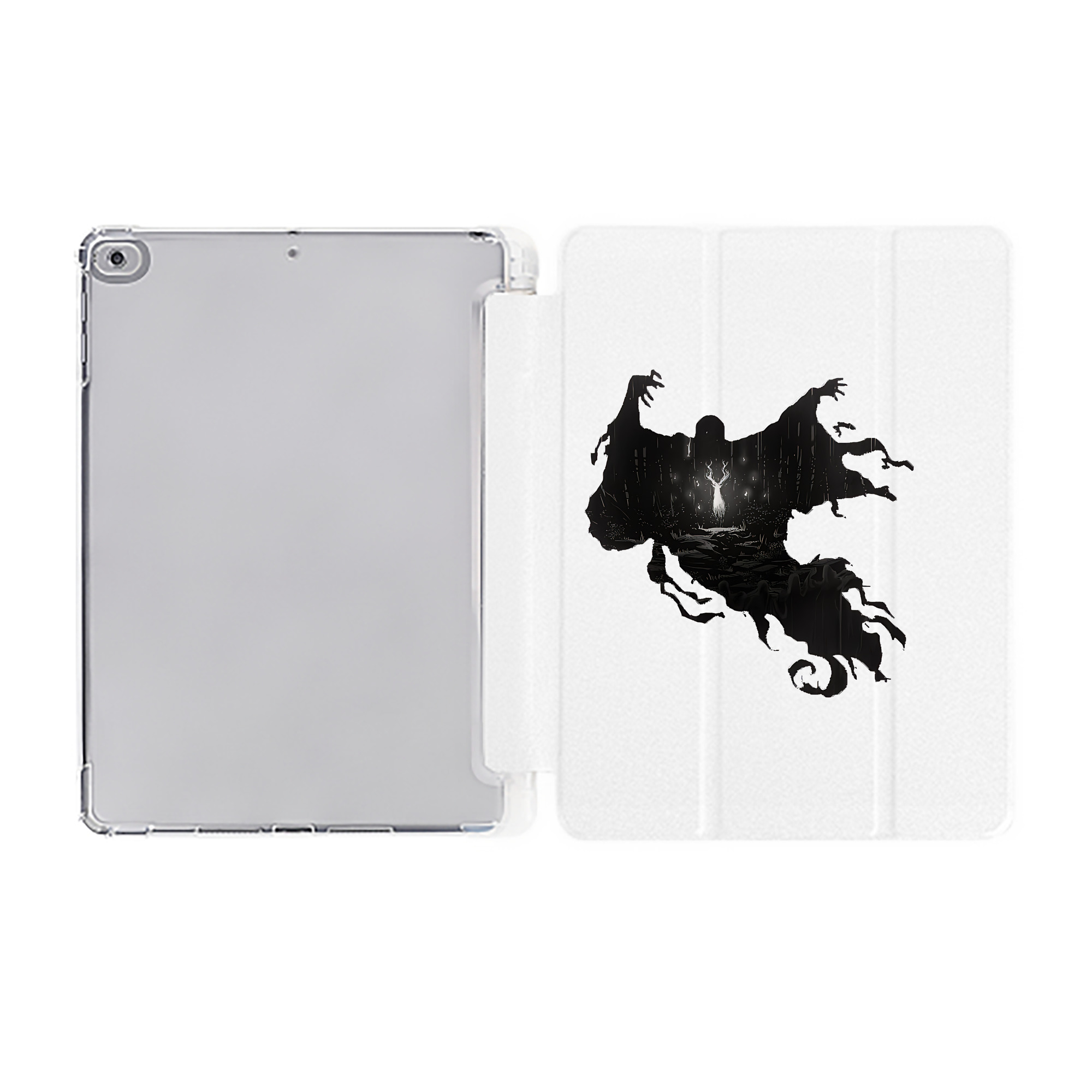 （画像用） Harry Potter ハリー・ポッターシリーズ IPad ケース ペン収納付き 三つ折りスタンド PUレザー×シリコン 対応機種9.5/10.5/10.9インチ